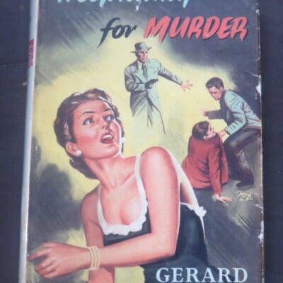 Gerard Fisher, Hospitality For Murder, Robert Hale, London, Crime, Mystery, Detection, Dead Souls Bookshop, Dunedin Book Shop