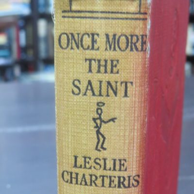 Leslie Charteris, Once More The Saint, Hodder, Crime, Mystery, Detection, Dead Souls Bookshop, Dunedin Book Shop