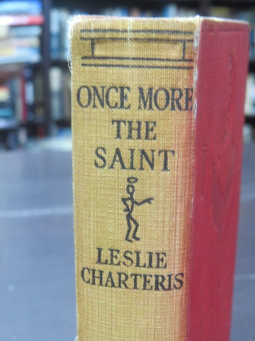 Leslie Charteris, Once More The Saint, Hodder, Crime, Mystery, Detection, Dead Souls Bookshop, Dunedin Book Shop