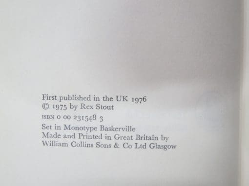 Rex Stout, A Family Affair - Image 5