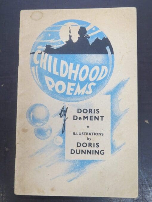 Doris Dement, Doris Dunning, Childhood Poems, McIndoe, Dunedin, New Zealand Literature, New Zealand Poetry, Illustration, Dead Souls Bookshop, Dunedin Book Shop