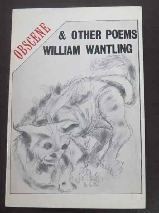 William Wantling, Obscene and Other Poems, Caveman Press, Dunedin, Literature, Poetry, Dead Souls Bookshop, Dunedin Book Shop