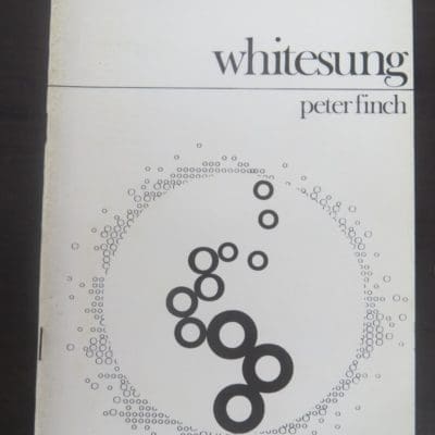 Peter Finch, Whitesung, Aquila Pamphlet Poetry, Warks, 1972, Literature, Poetry, Dead Souls Bookshop, Dunedin Book Shop