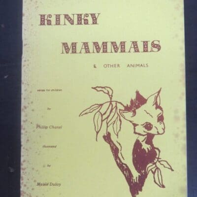 Phillip Chanel, Maisie Duploy, Kinky Mammals and Other Animals, Staurday Centre, Australia, Literature, Poetry, Dead Souls Bookshop, Dunedin Book Shop