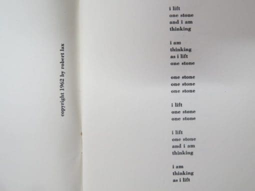 Robert Lax, New Poems - Image 4