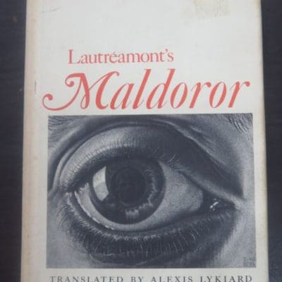 Lautreamont's Maldoror, Alexis Lykiard, Crowell, New York, Literature, Art, Surrealist, Dead Souls Bookshop, Dunedin Book Shop