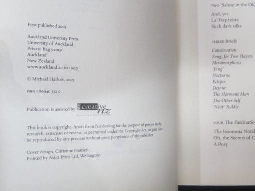 Michael Harlow, Cassandra's Daughter, Poems - Image 3