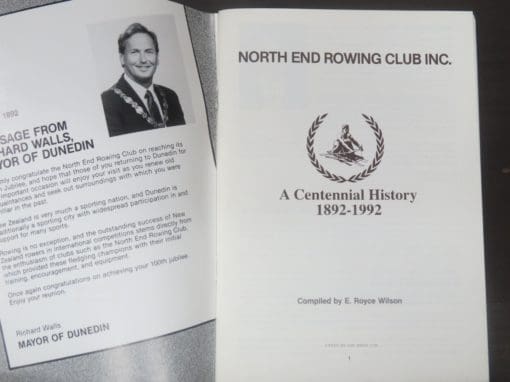 E. Royce Wilson, North End Rowing Club Centennial History (Dunedin) 1892 - 1992 - Image 7