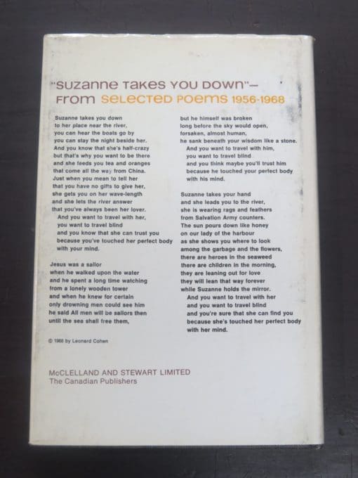 Leonard Cohen, Selected Poems 1956 - 1968 - Image 14