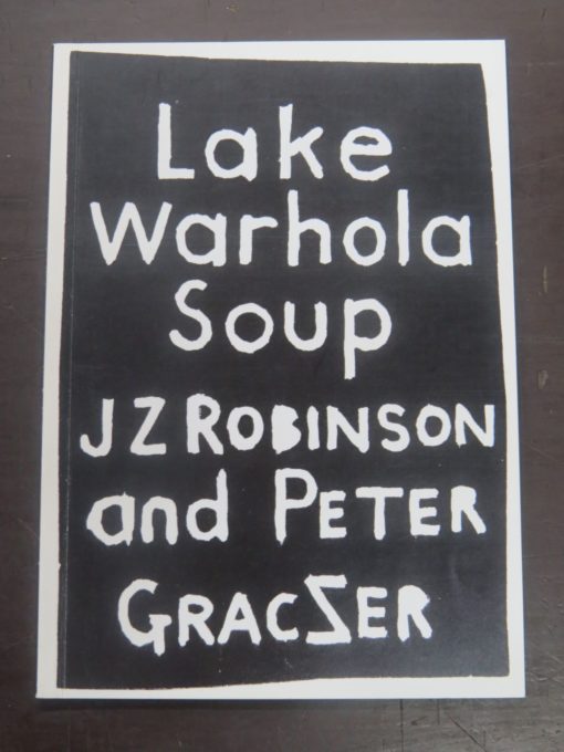 John Z Robinson, Peter Graczer, Lake Warhola Soup, Auckland, 2004, Art, New Zealand Art, Dead Souls Bookshop, Dunedin Book Shop