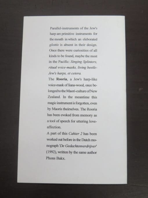 Phons Bakx, The Rooria, Jew's Harp of the Maoris - Image 5