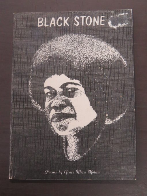 Grace Mera Molisa, Black Stone, Poems, Mana Publications, Suva, 1991 reprint, Pacific Literature, Poetry, Poet, Dead Souls Bookshop, Dunedin Book Shop