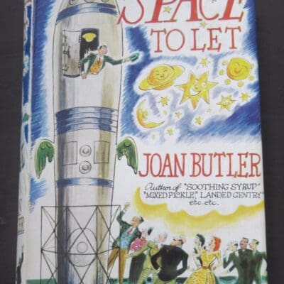 Joan Butler, Space To Let, Stanley Paul and Co., London, 1955, Robert Willia,m Alexander, Literature, Dead Souls Bookshop, Dunedin Book Shop