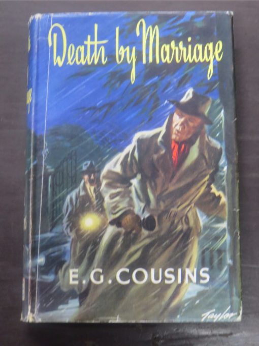 E. G. Cousins, Death By Marriage, Thriller Book Club, London, 1959, Crime, Mystery, Detection, Dead Souls Bookshop, Dunedin Book Shop