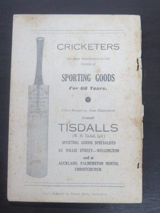 1948 The Cricket Almanack of New Zealand - Complete Results of 1947-48 Season - Image 7