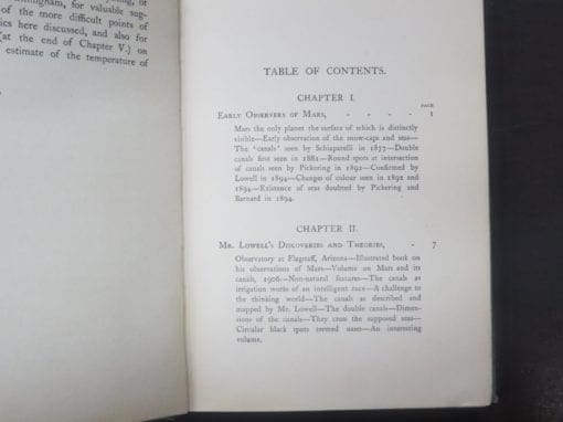 Alfred Russel Wallace, Is Mars Habitable? A Critical Examination of Professor Percival Lowell's Book "Mars And ITs Canals', With an Alternative Explanation - Image 7