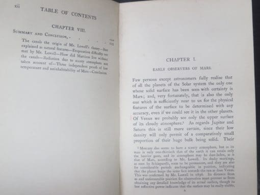 Alfred Russel Wallace, Is Mars Habitable? A Critical Examination of Professor Percival Lowell's Book "Mars And ITs Canals', With an Alternative Explanation - Image 5