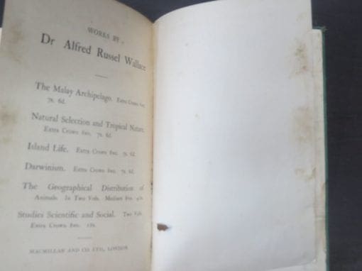 Alfred Russel Wallace, Is Mars Habitable? A Critical Examination of Professor Percival Lowell's Book "Mars And ITs Canals', With an Alternative Explanation - Image 4