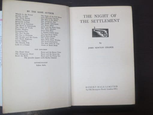 John Newton Chance, The Night of the Settlement - Image 8
