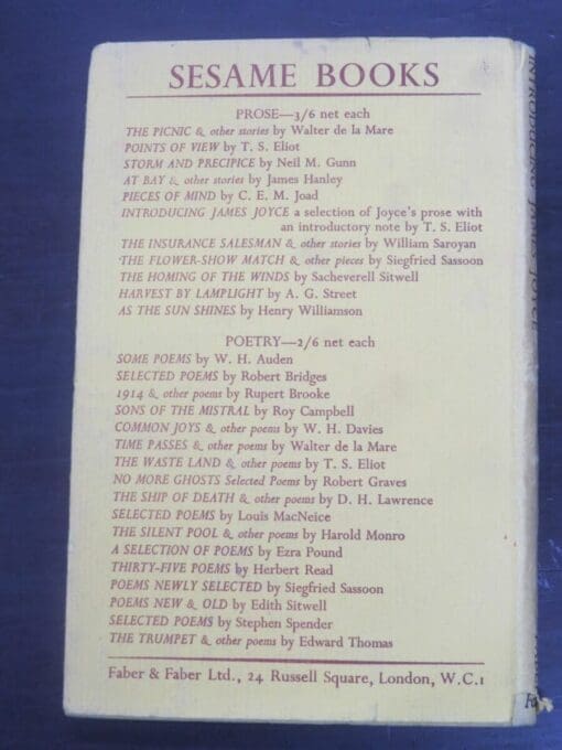 T. S. Eliot, Introducing James Joyce, a selection of Joyce's prose, with an introductory note - Image 15