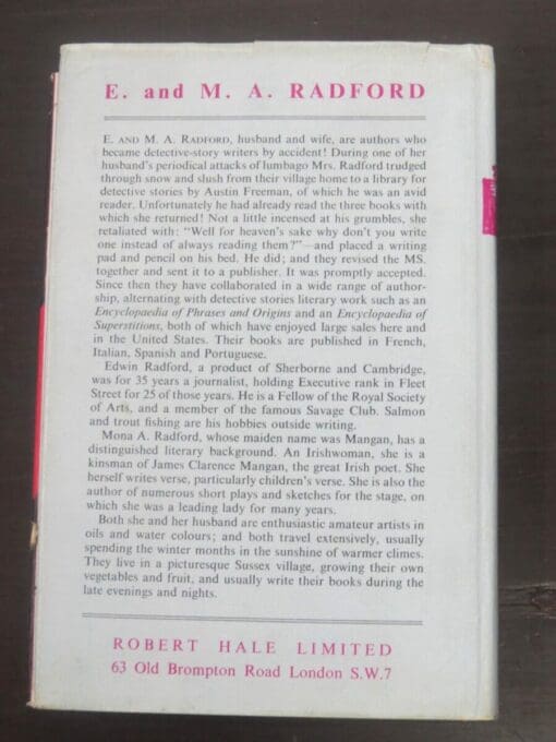 E. and M. A. Radford, Death of a frightened Editor - Image 14