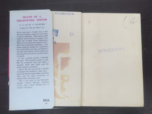 E. and M. A. Radford, Death of a frightened Editor - Image 8