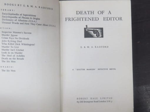 E. and M. A. Radford, Death of a frightened Editor - Image 6
