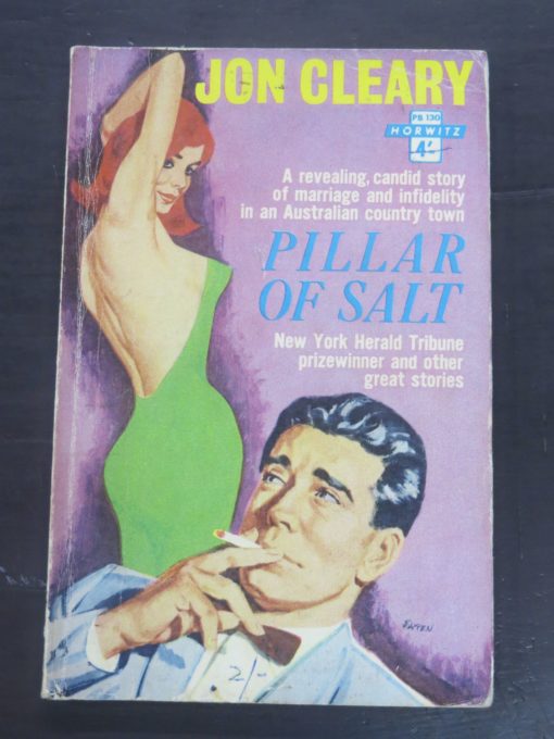 Jon Cleary, Pillar of Salt and other stories, Horwitz Publications, Sydney, 1963, Crime, Mystery, Detection, Dead Souls Bookshop, Dunedin Book Shop