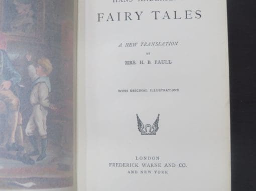 Hans Andersen's Fairy Tales, A New Translation by Mrs. H. B. Paull, with Original Illustrations - Image 7