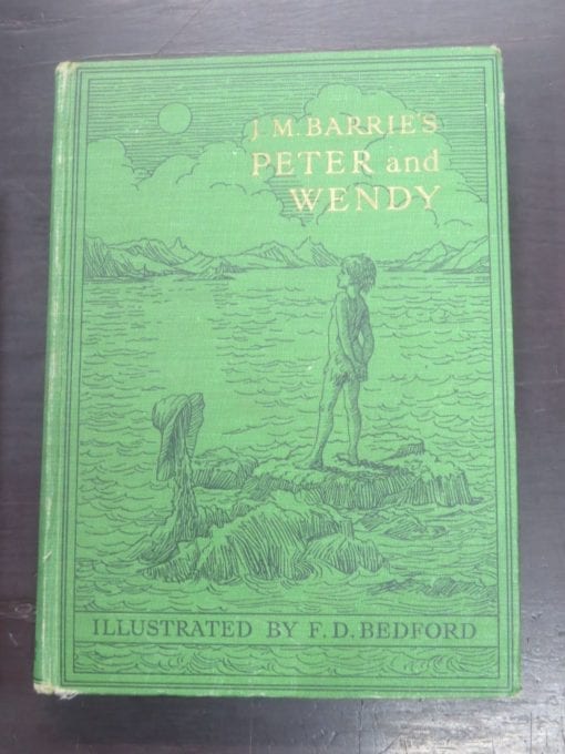 J. M. Barrie's Peter and Wendy, Illustrated by F. D. Bedford, Hodder and Stoughton, London, Art, Illustration, Dead Souls Bookshop, Dunedin Book Shop