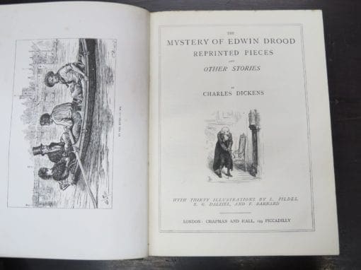 Charles Dickens, Edwin Drood and Other Stories, Household Edition - Image 8