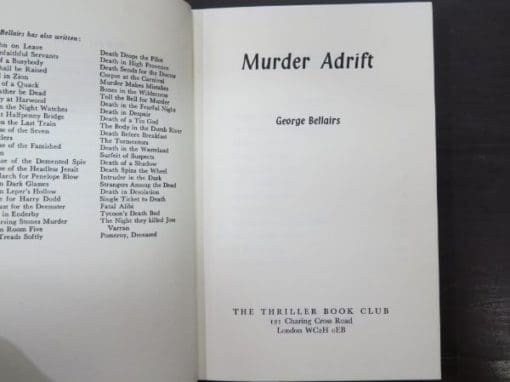 George Bellairs, Murder Adrift - Image 6