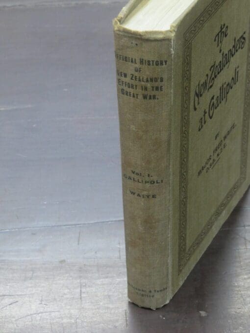 Major Fred Waite, The New Zealanders At Gallipoli, Vol.1, 1919 - Image 13
