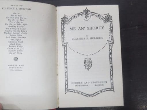 Clarence E. Mulford, Me An' Shorty, Hopalong's Pals - Image 6