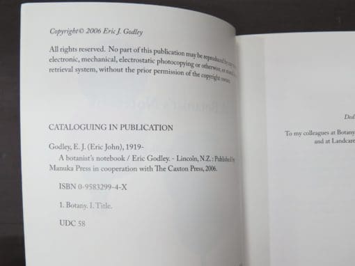 Eric Godley, A Botanist's Notebook - Image 12