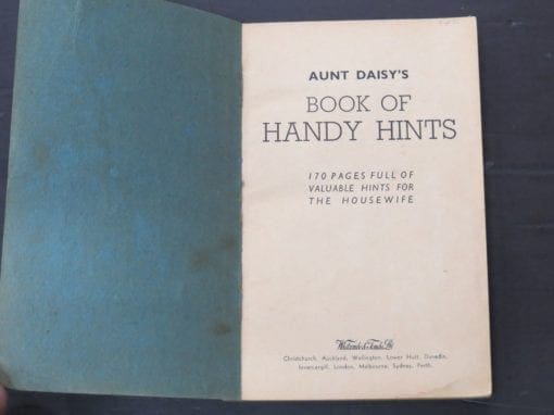 Aunt Daisy Handy Hints, 170 Pages Full Of Valuable Hints For The Housewife - Image 5
