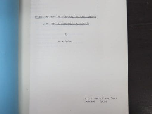 Susan Bulmer, Preliminary Report of Archaeological Investigations at the Wiri Oil Terminal Site - Image 5