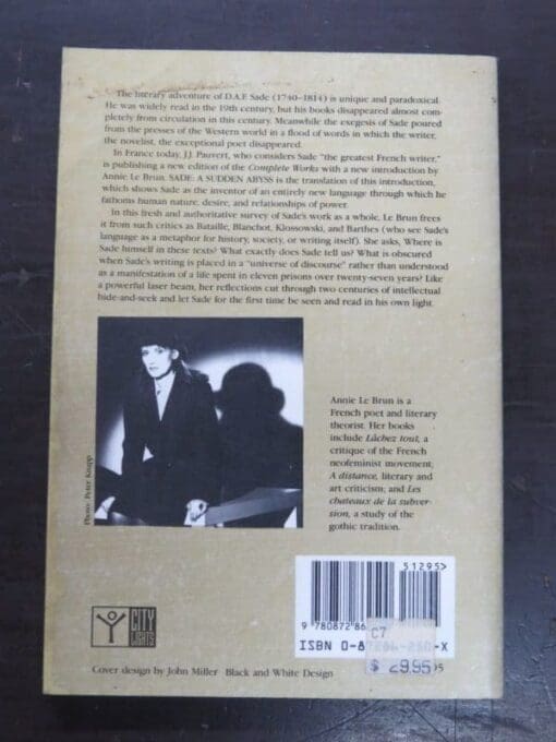 Annie Le Brun, Sade: A Sudden Abyss, Translated by Carmille Naish - Image 8