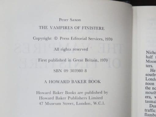 Peter Saxon, The Vampires Of Finistere - Image 3
