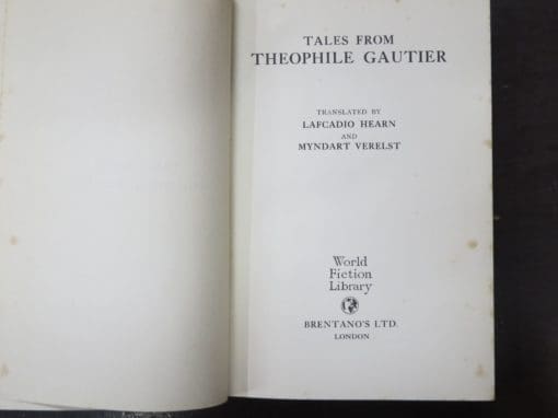 Tales From Theophile Gautier, Translated by Lafcadio Hearn Myndart Verelst: Avatar, Clarimonde and Jettatura - Image 5