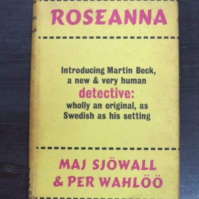 Maj Sjowall, Per Wahloo, Roseanna, Translated from the Swedish by Lois Roth, Gollancz, London, 1968, Crime, Mystery, Detection, Dead Souls Bookshop, Dunedin Book Shop