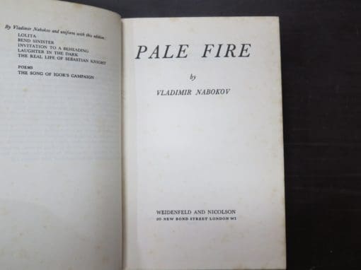 Vladimir Nabokov, Pale Fire - Image 6