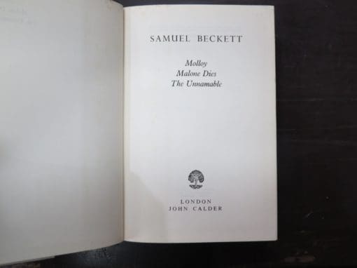 Samuel Beckett, three novels, Molloy, Malone Dies, The Unnamable - Image 6