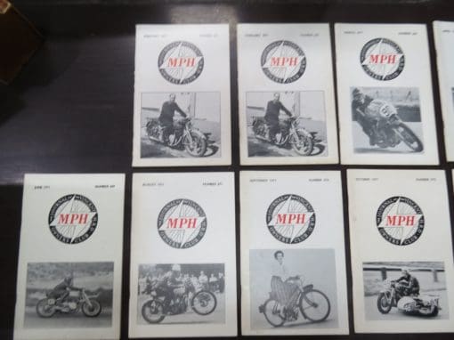 MPH, The Journal of the Vincent-HRD Owner's Club, 1971, 11 x issues including double copy of February - Image 3