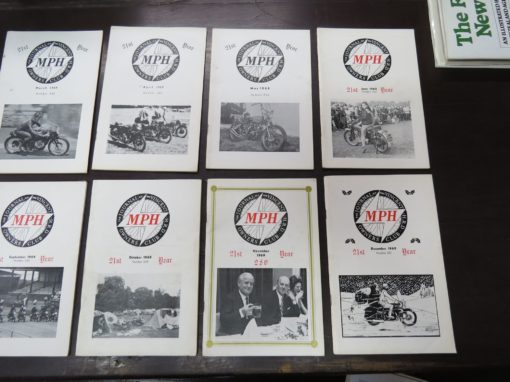 MPH, The Journal of the Vincent-HRD Owner's Club, 1969, Motorcycles, Automobiles, Motoring, Dead Souls Bookshop, Dunedin Book Shop