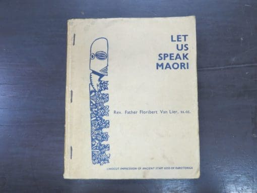 Rev. Father Floribert Van Lier, Let Us Speak Maori, The Easy Way To Cook Island Maori, Pacific, History, Dead Souls Bookshop, Dunedin Book Shop