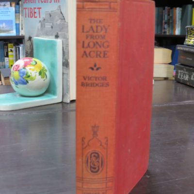 Victor Bridges, The Lady From Long Acre, Hodder and Stoughton, London, Literature, Dead Souls Bookshop, Dunedin Book Shop
