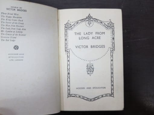 Victor Bridges, The Lady From Long Acre - Image 6