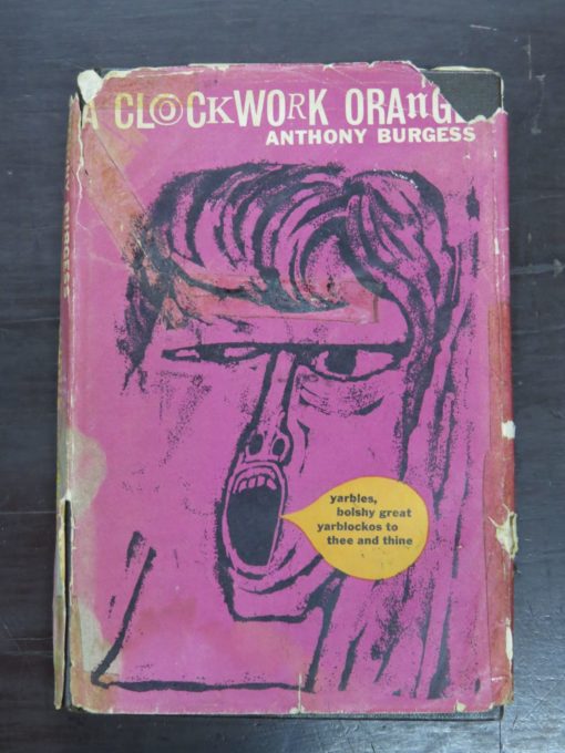 Anthony Burgess, A Clockwork Orange, Heinemann, London, 1962, Literature, Dead Souls Bookshop, Dunedin Book Shop