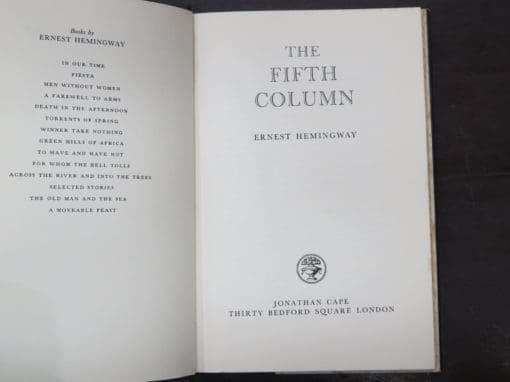 Ernest Hemingway, The Fifth Column - Image 5